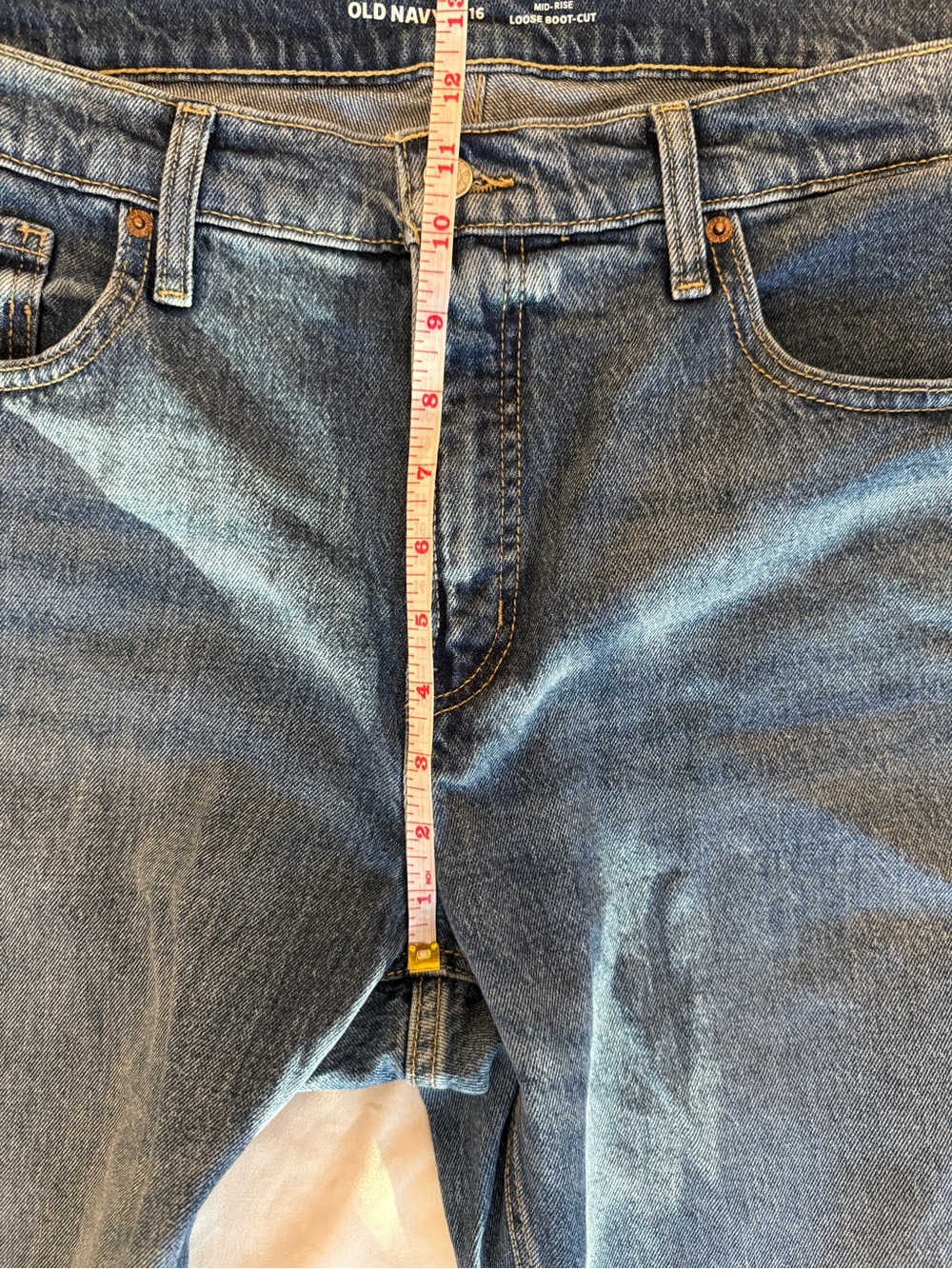 NWT Old Navy Mid-Rise Loose Boot-Cut Jeans Women’s 16 Color Kyle - Picture 9 of 12